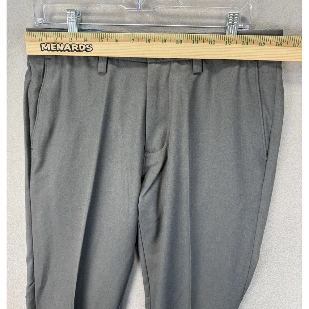 Hagger H26 Men's 32x30 Gray 4 Way Stretch Slim Fit Performance Dress Pants NWT - Picture 4 of 9